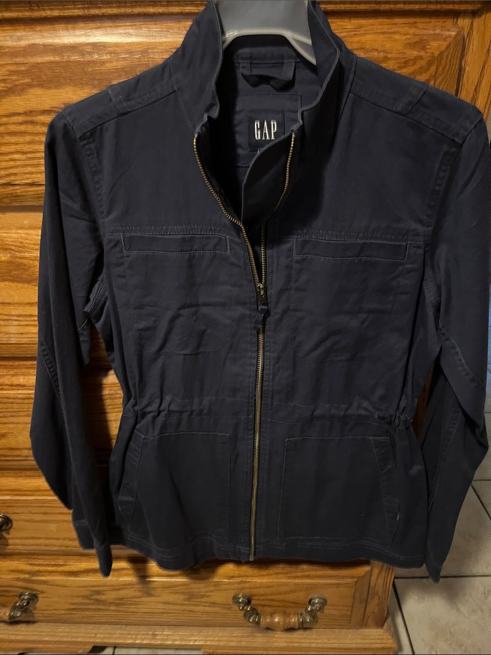 GAP Field Navy Zip-Up Utility Jacket